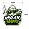 80x80mm Custom Die Cut Stickers