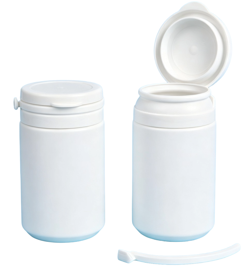 Plastic Pot 80ml – White