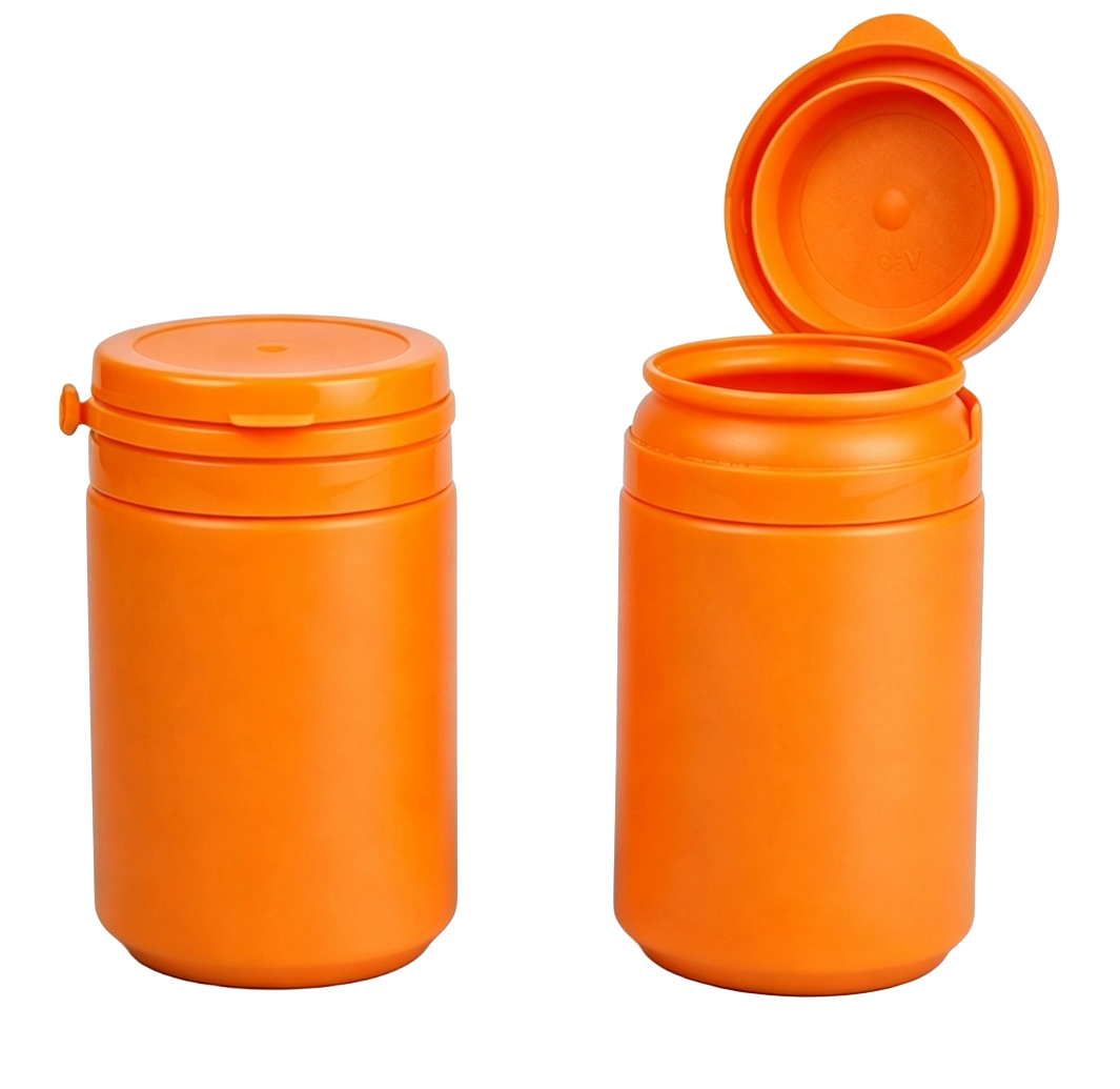 Plastic Pot 80ml – Orange